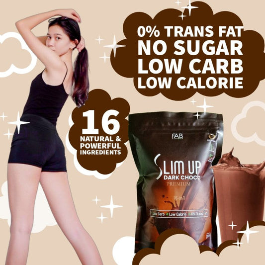 Slm Up Dark Chocolate Low Calorie Collagen Drink 10 sachets